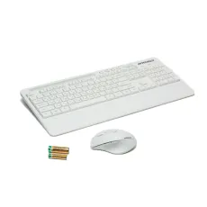 AVTECH PRO cw603 simsiz klaviatura va sichqoncha (oq)